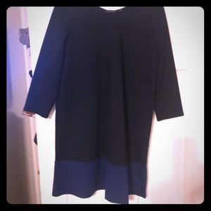 Black and Navy Dress